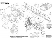 Bosch 0 602 490 454 EXACT 7 Cordless Screw Driver Spare Parts